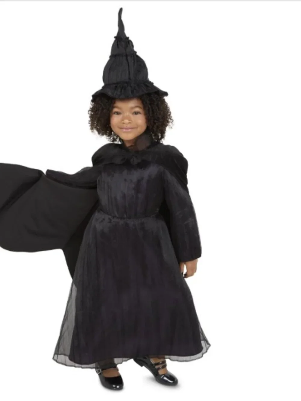Wicked Elphaba Dress for Girls Premium Official Costume Black Dress with Purple